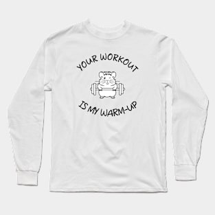 Hamster Powerlifting Champion Long Sleeve T-Shirt